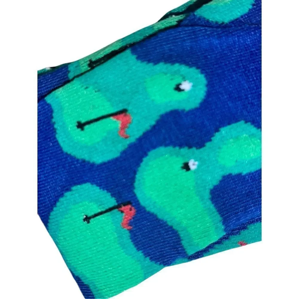 NEW WITH TAGS Men's Novelty Golf Socks - size 6-12 Juncture Brand ‎ New Blue New